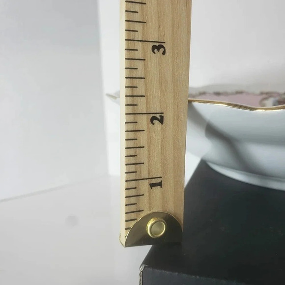 Vintage Schirnding Bavaria Porcelain Peint A La Main T.Limoges Pink Floral Dish. - Picture 9 of 9